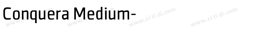 Conquera Medium字体转换